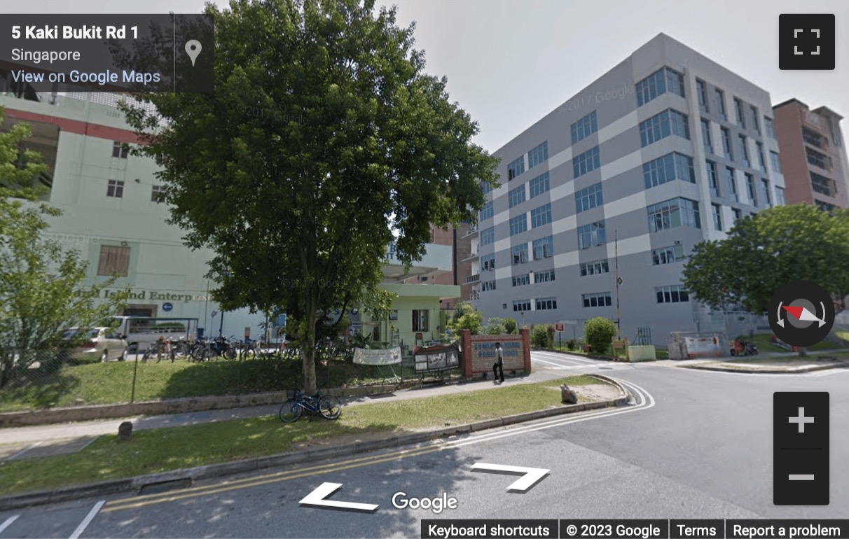 Street View image of Enterprise One, 1 Kaki Bukit Road 1, Singapore