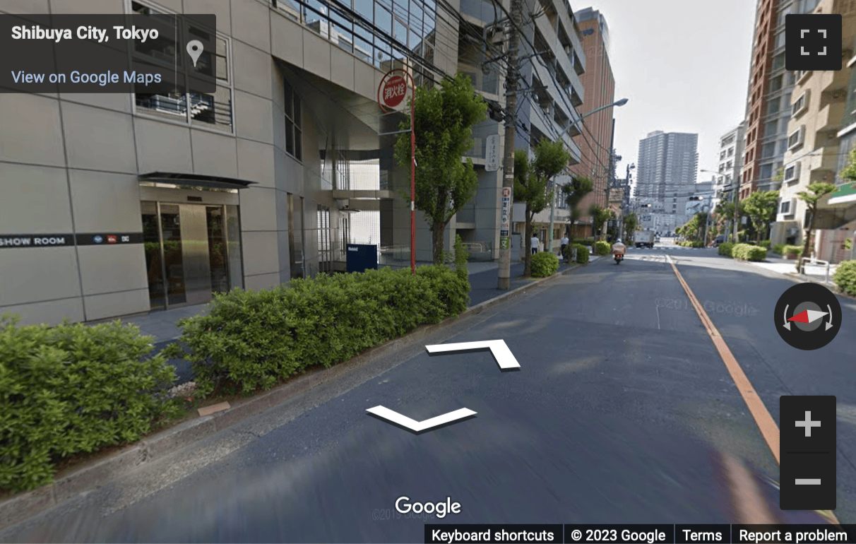 Street View image of Ebisu Minami, 4F Dai 21 Arai Building, 1-20-6 Ebisuminami, Shibuya-ku, Tokyo