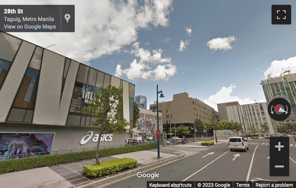 Street View image of 5th Avenue corner 28th Street, Bonifacio Global City, Taguig