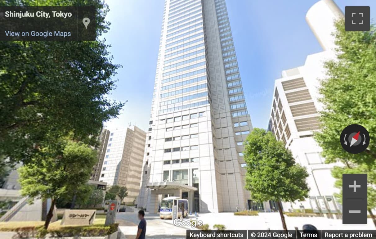 Street View image of Shinjuku Park Tower, 30th Floor, Nishi-Shinjuku, Shinjuku-ku, Tokyo