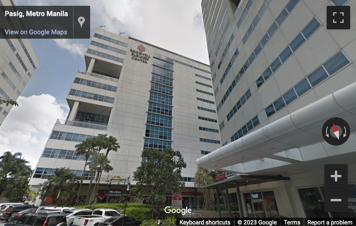 Street View image of 5th & 6th Floor Rockwell Business Center Tower 1, Ortigas Avenue, Pasig City