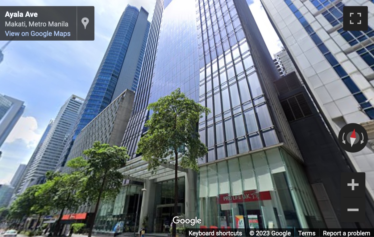 Street View image of 23F Tower 6789, 6789 Ayala Avenue, Makati City, Philippines