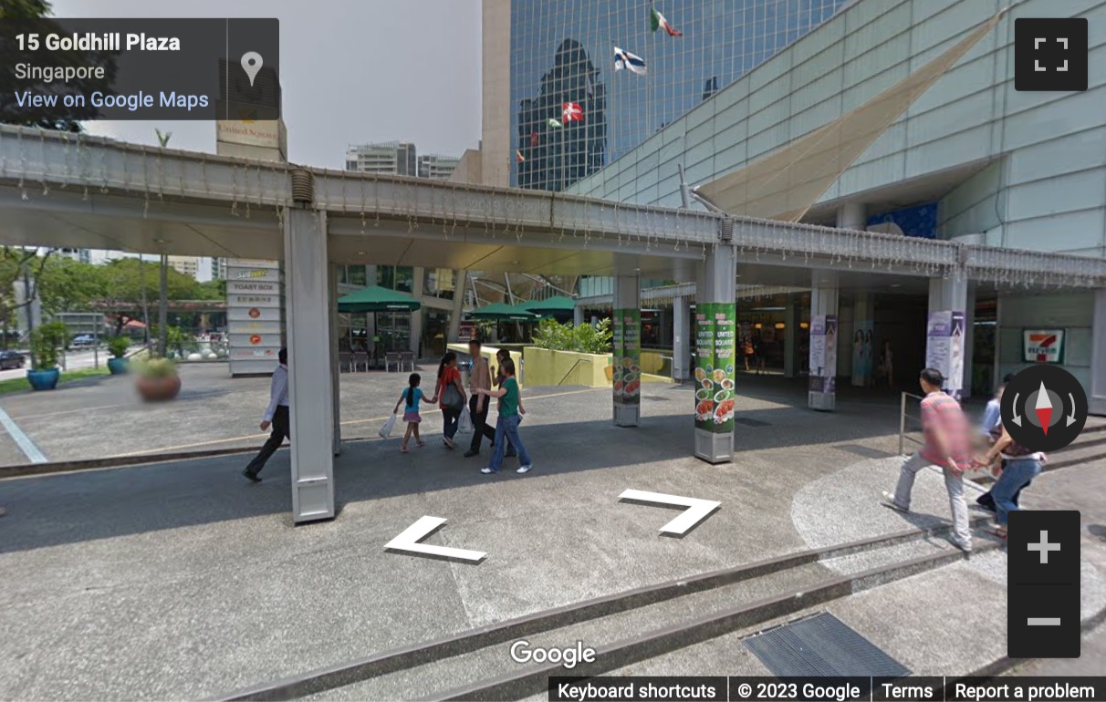 Street View image of 101 Thomson Road, United Square, Singapore