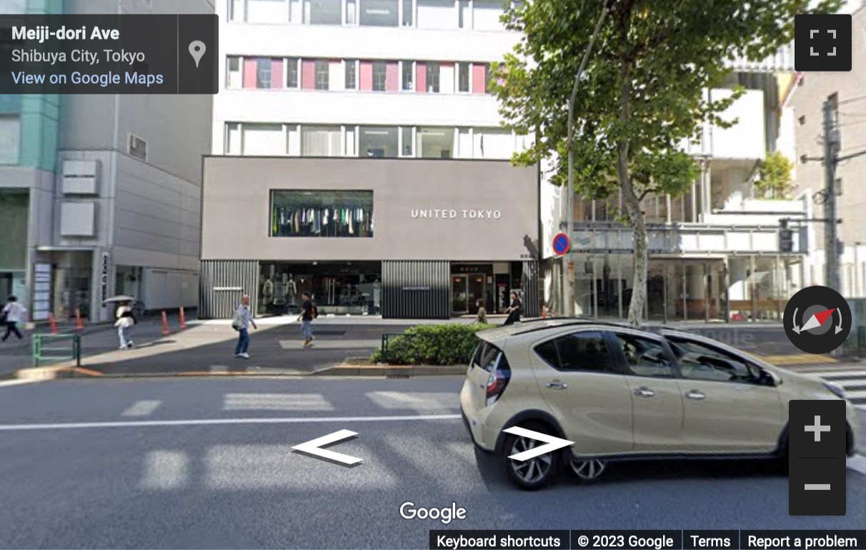 Street View image of 3F/5F/6F Tobu Building, 6-28-9 Jingumae, Shibuya-ku, Tokyo, Japan