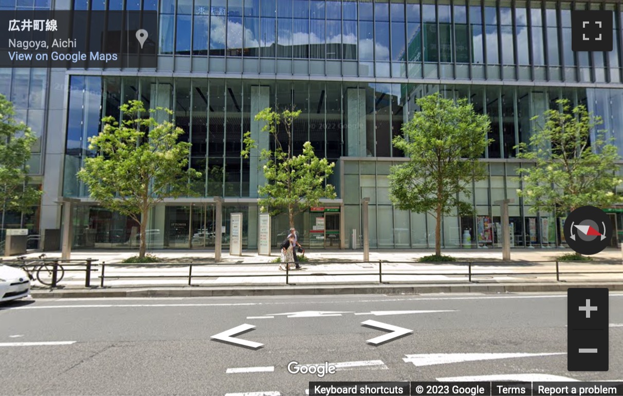 Street View image of 21F, JP Tower Nagoya, 1-1-1 Meieki, Aichi-ken, Nakamura-ku, Nagoya City, Japan