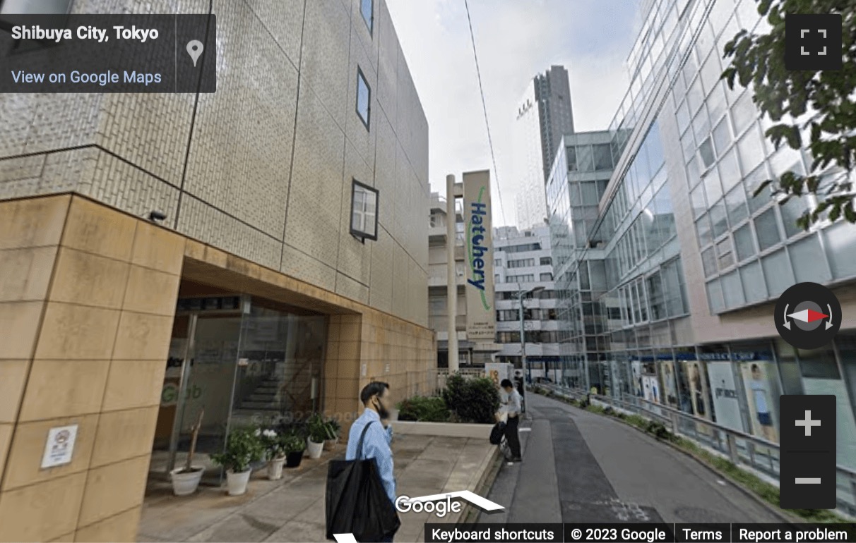 Street View image of Fuji building 40, Sakugaoka-cho, Shibuya, Tokyo