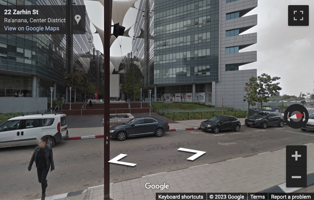 Street View image of 13 Zarhin Street, 7th floor, Ra’anana, Business Park, Israel