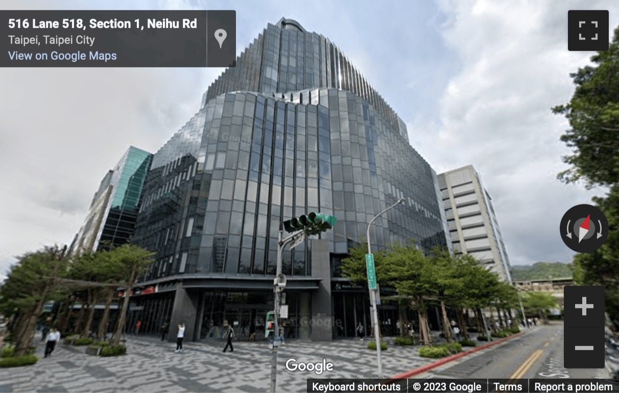 Street View image of L4, Neihu New Century Building, 55 Zouzi Street, Neihu District - near SongShan Airport