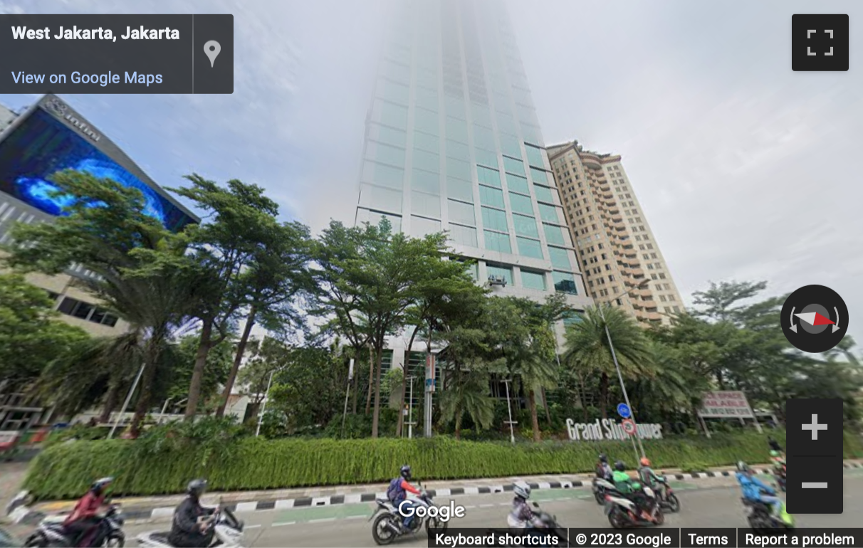 Street View image of Grand Slipi Tower, Level 42G-42H, Jl. S Parman Kav 22-24, Slipi Jakarta Barat