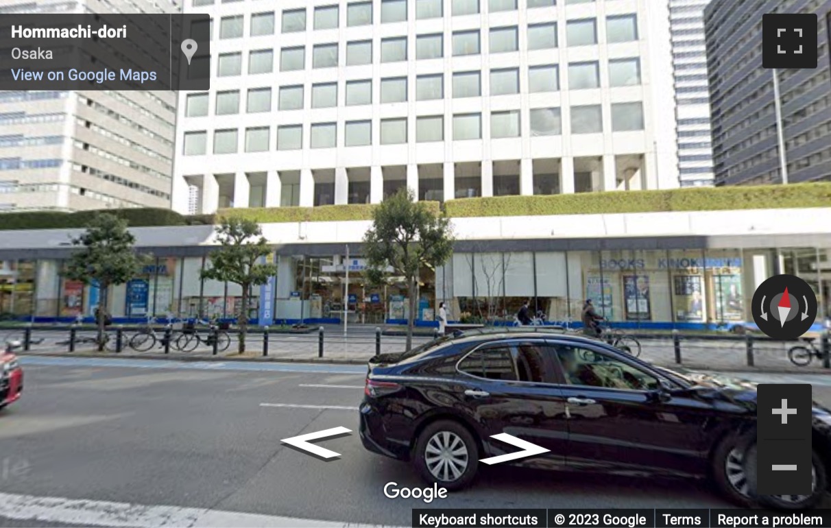 Street View image of Osaka Kokusai Building, Honmachi, Azuchi-cho, Chuo-ku, Osaka, Japan