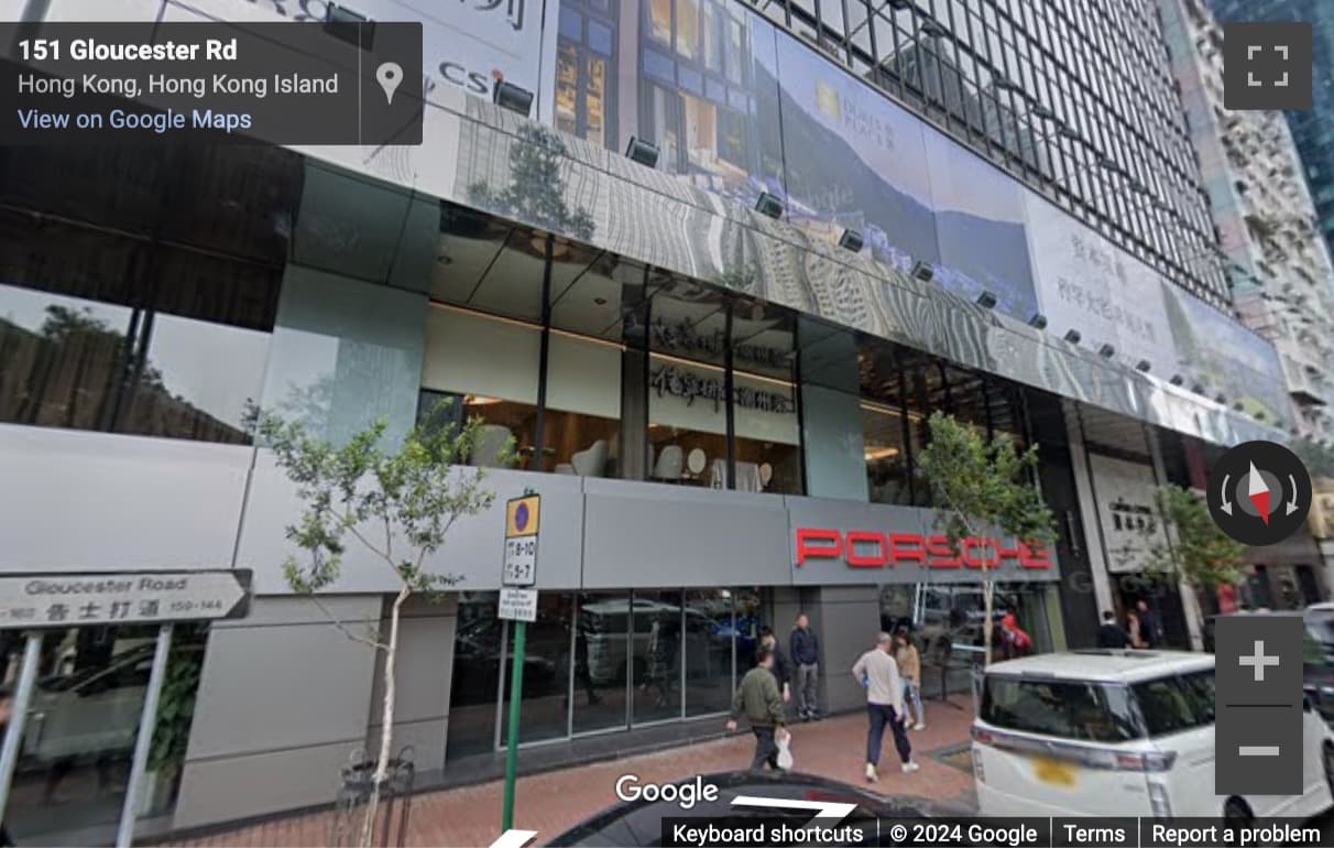 Street View image of AXA Centre, 151 Gloucester Road, Wanchai, Hong Kong