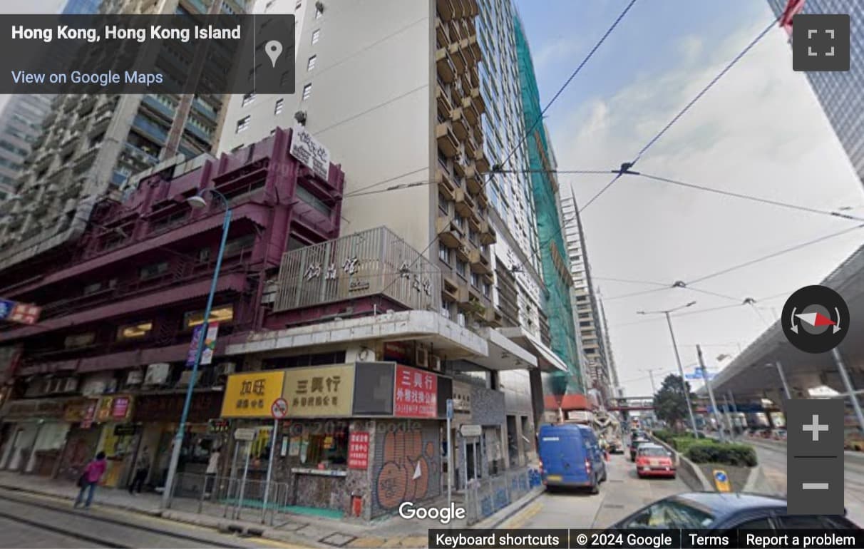 Street View image of Dawning House, 145 Connaught Road Central, Hong Kong