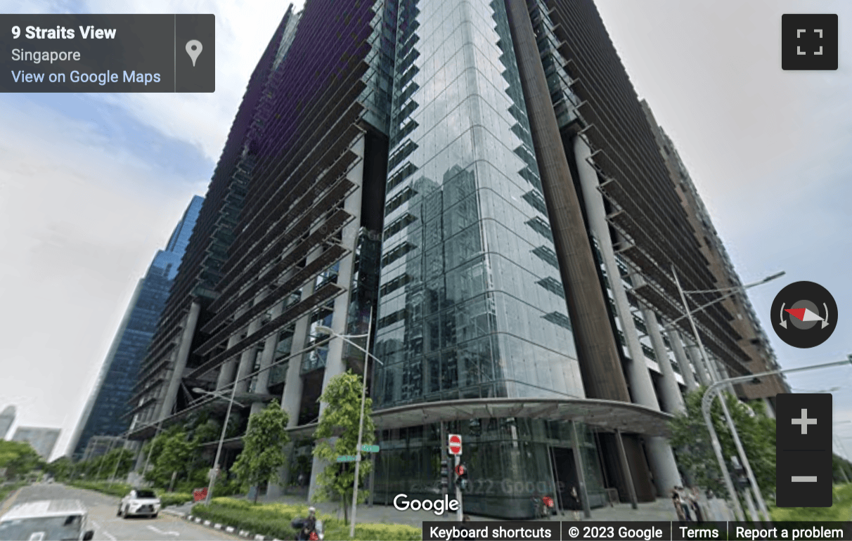 Street View image of 9 Straits View, Marina One West Tower, No. 05-01, Singapore