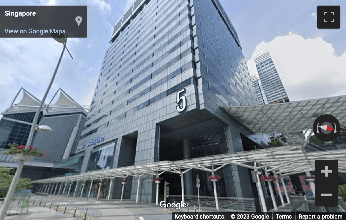 Street View image of 5 Temasek Boulevard, Singapore