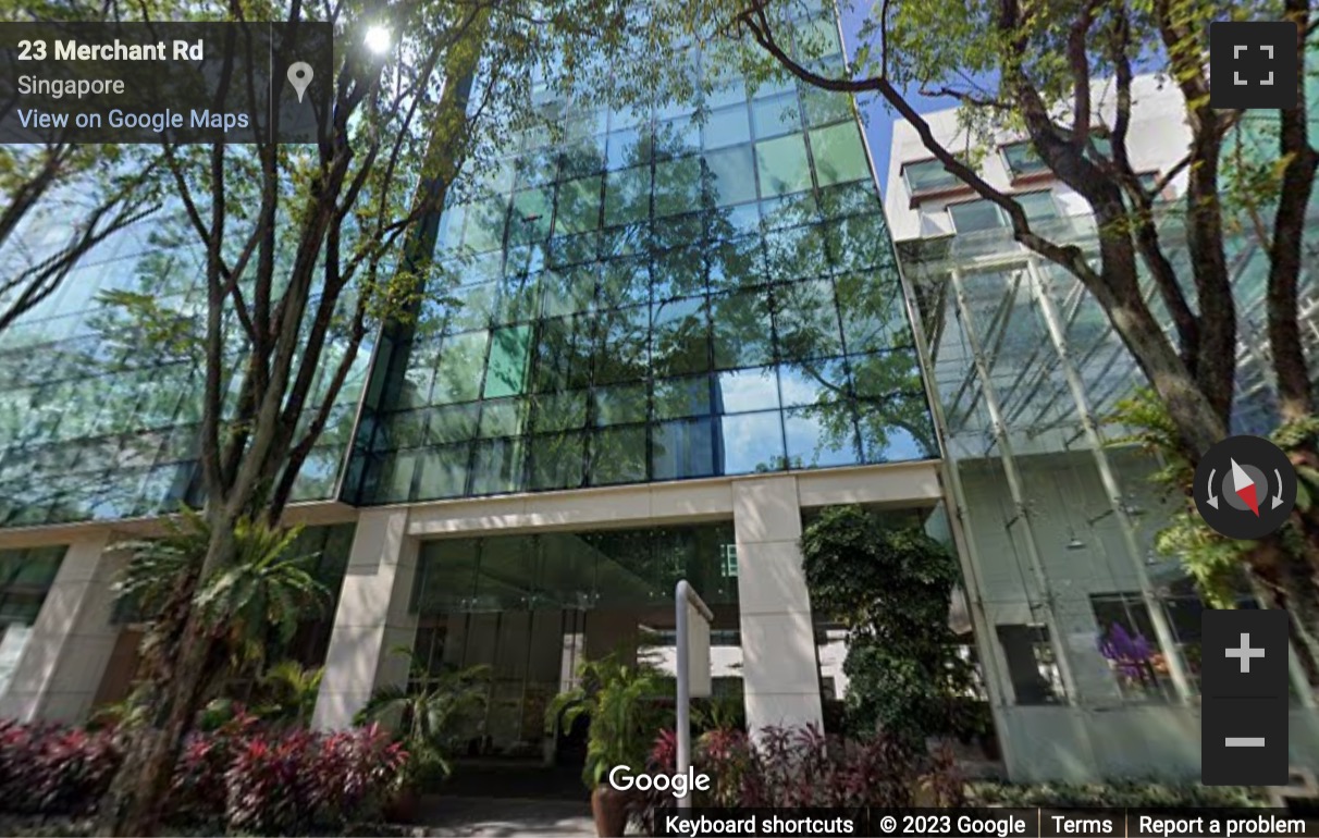 Street View image of 21 Merchant Road, Singapore