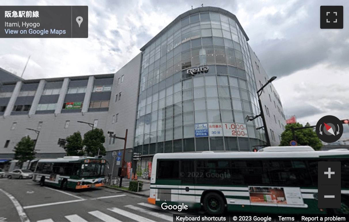 Street View image of Itami Hankyu Building (Itami Reita), 1-1-1 Nishidai, Itami-shi, Hyogo-ken