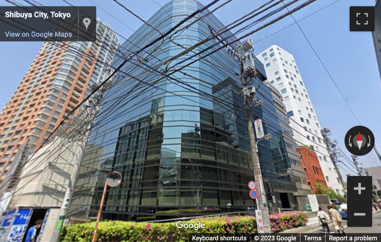 Street View image of Shibuya 1, chome 3-9 Hurric Shibuya 1, Chome Building, Shibuya, Tokyo