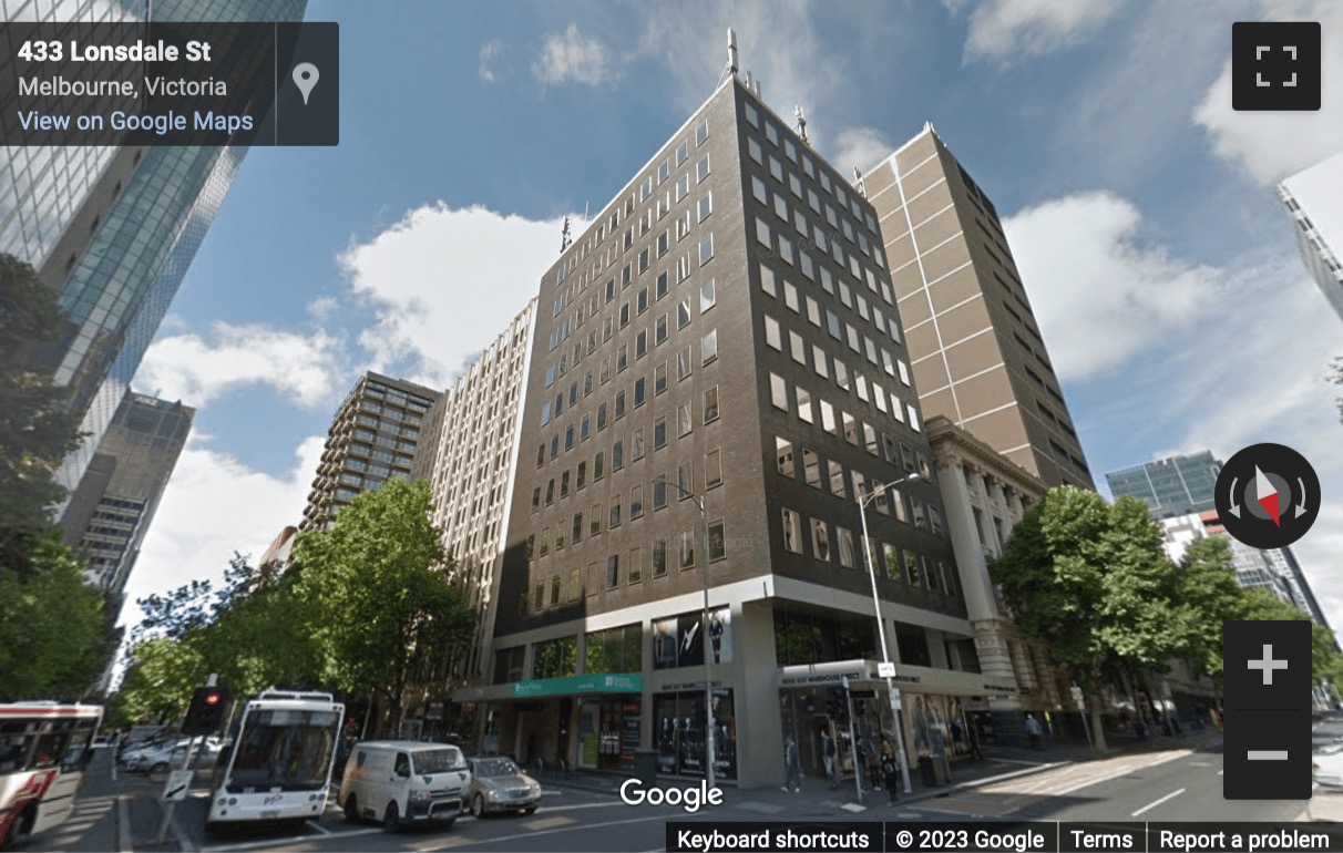 Street View image of 235 Queen Street, Melbourne, Victoria