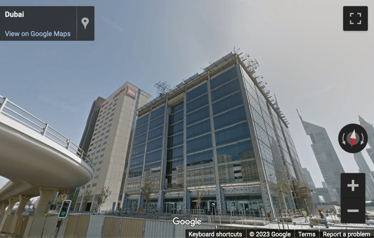 Street View image of Sheikh Zayed Road, Dubai, Dubai World Trade Center District