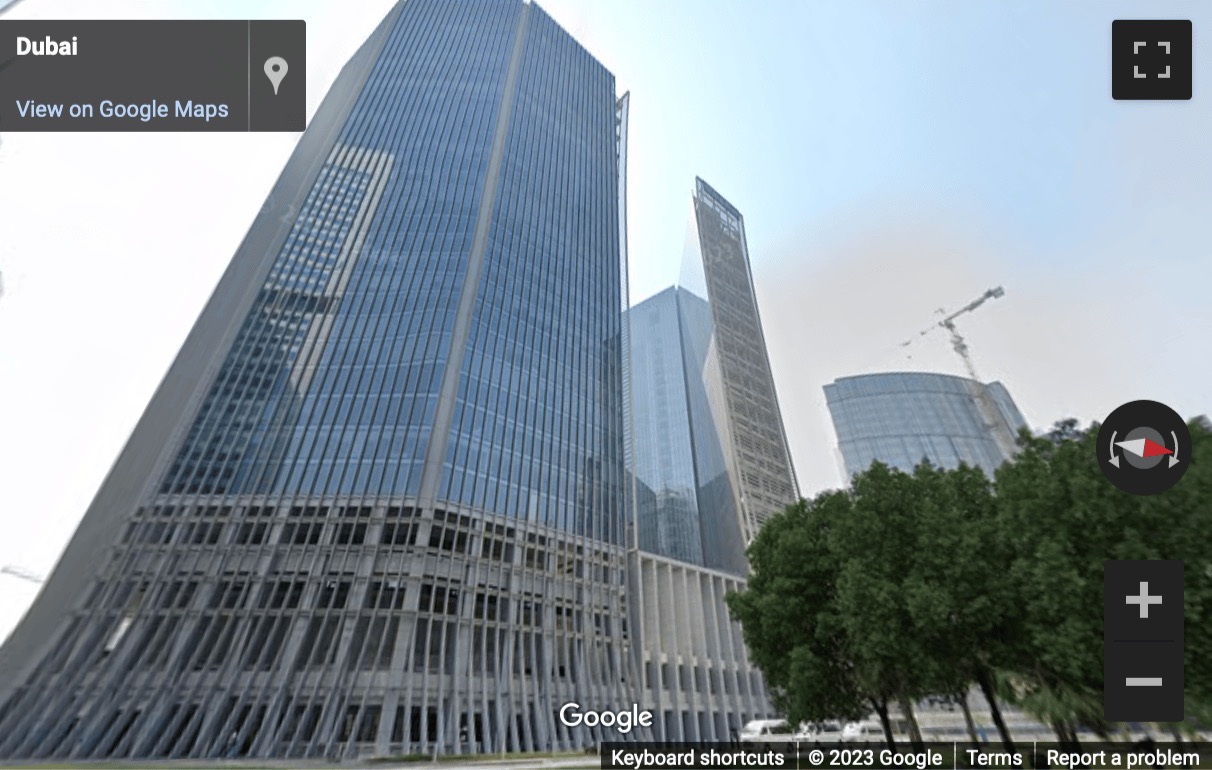 Street View image of Burlington Tower, Al Abraj Street, Dubai