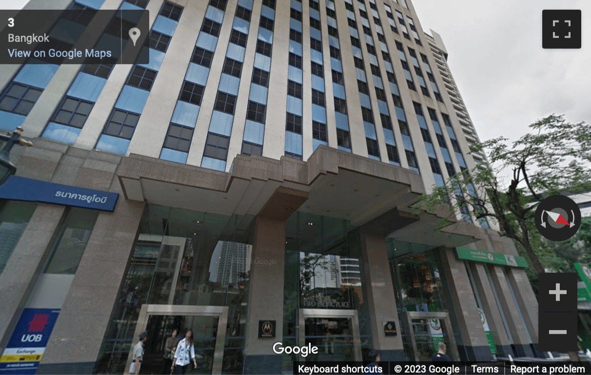 Street View image of Two Pacific Place Building, 142 Sukhumvit Road, Klongtoey, Bangkok