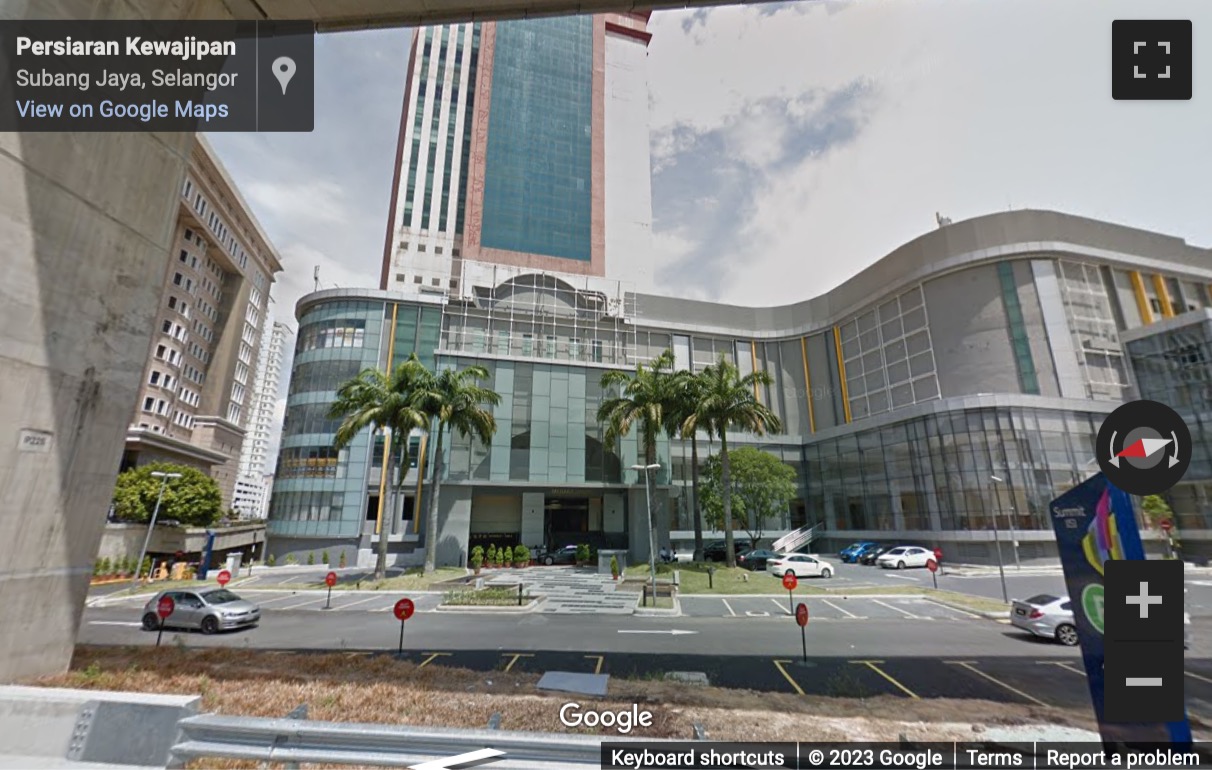 Street View image of Suite 9. 01, Menara Summit, Persiaran Kewajipan, USJ 1, UEP, Selangor, Subang Jaya