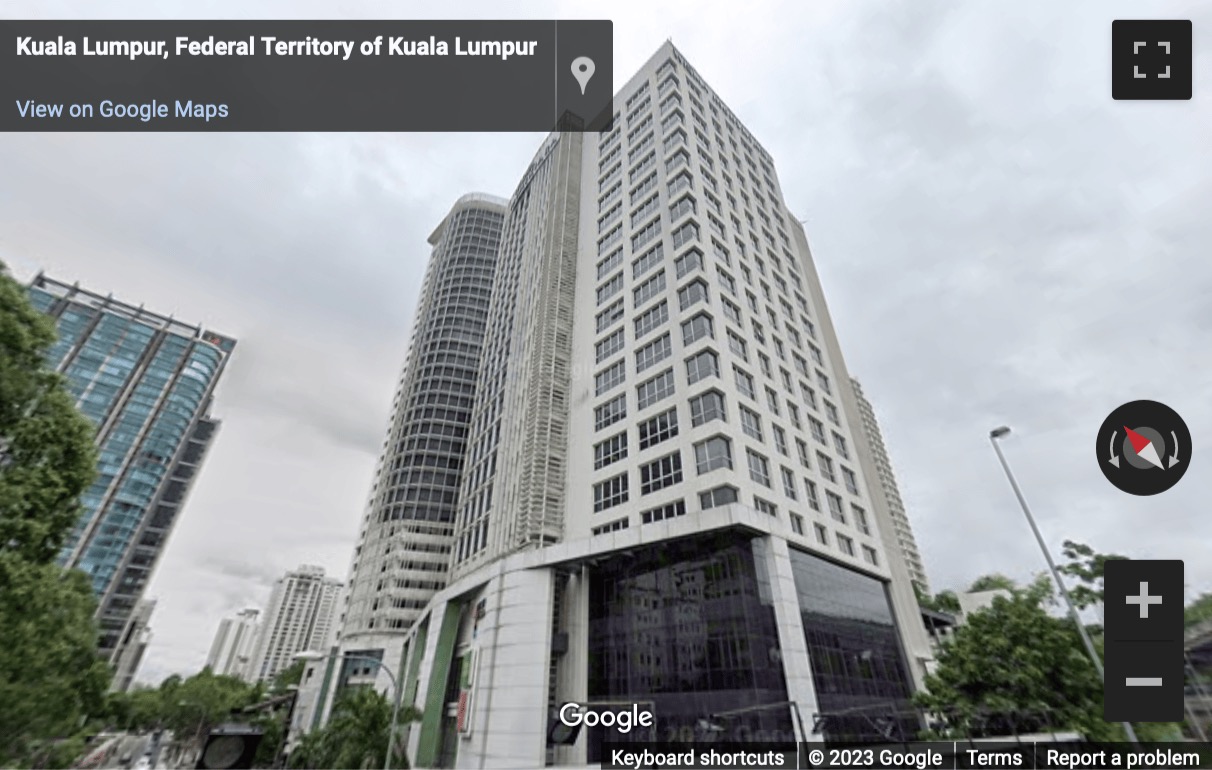 Street View image of Wisma Mont’ Kiara, No 1 Jalan Kiara, Kuala Lumpur