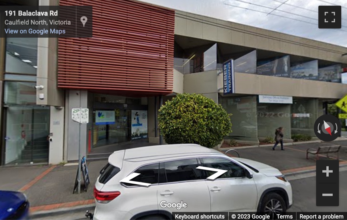 Street View image of 189-191 Balaclava Road, Caulfield, Melbourne, Australia