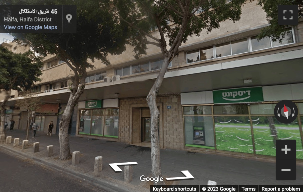 Street View image of Downtown Haifa, Derech Ha’atzmaut 45, Haifa