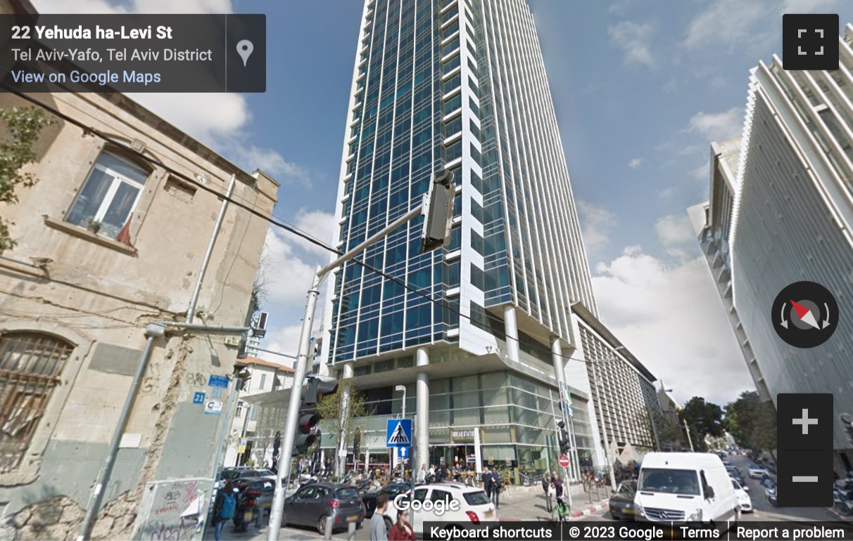 Street View image of Yehuda Halevi 23, Tel Aviv