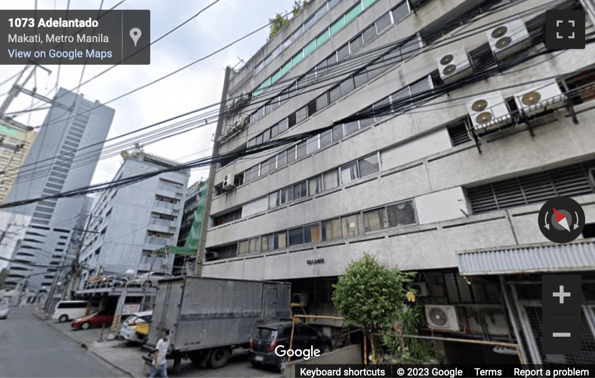 Street View image of Zeta Building, Salcedo Street, Legaspi Village, Makati City