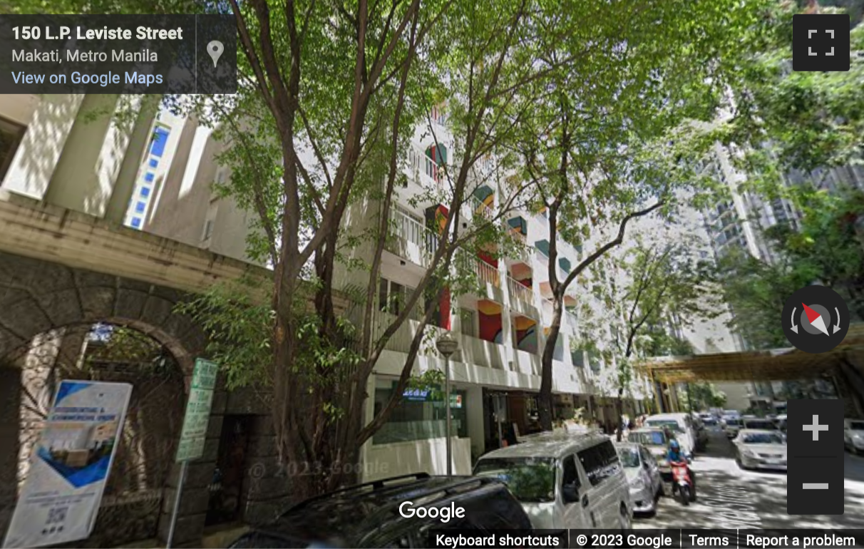 Street View image of Adamson Center, LP Leviste Street, Salcedo Village, Makati