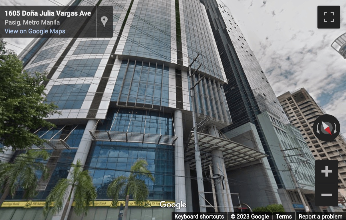 Street View image of Penthouse I, One Corporate Center, Meralco Ave cor. Julia Vargas Avenue, Ortigas Center