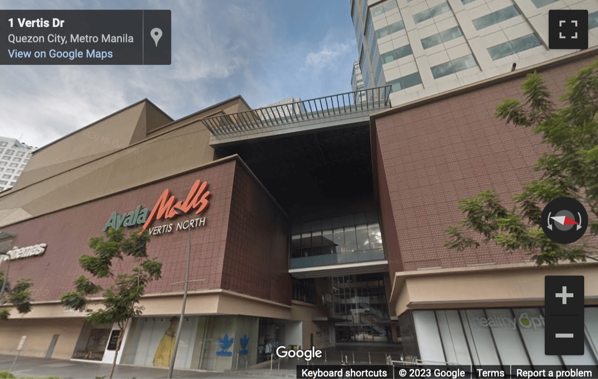 Street View image of Vertis North Corporate Center 1, Mindanao Avenue, Quezon City