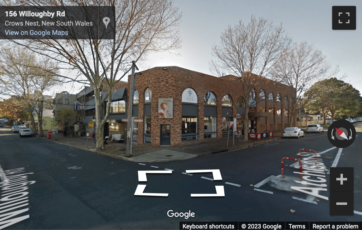 Street View image of Executive Centre, 119 Willoughby Road, Crows Nest, Sydney, Australia