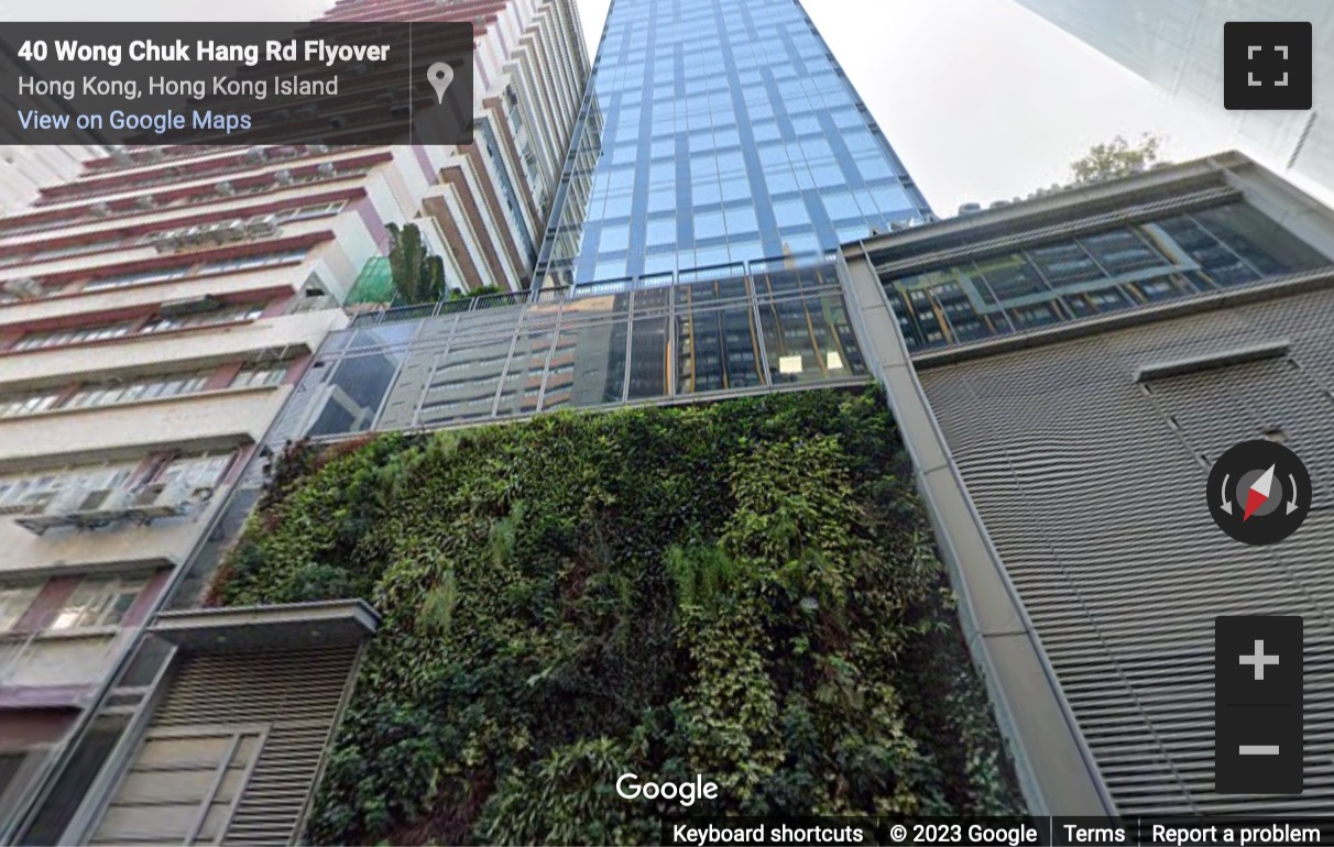 Street View image of Kwai Bo Indsutrial Building, 40 Wong Chuk Hang Road, Aberdeen, Hong Kong