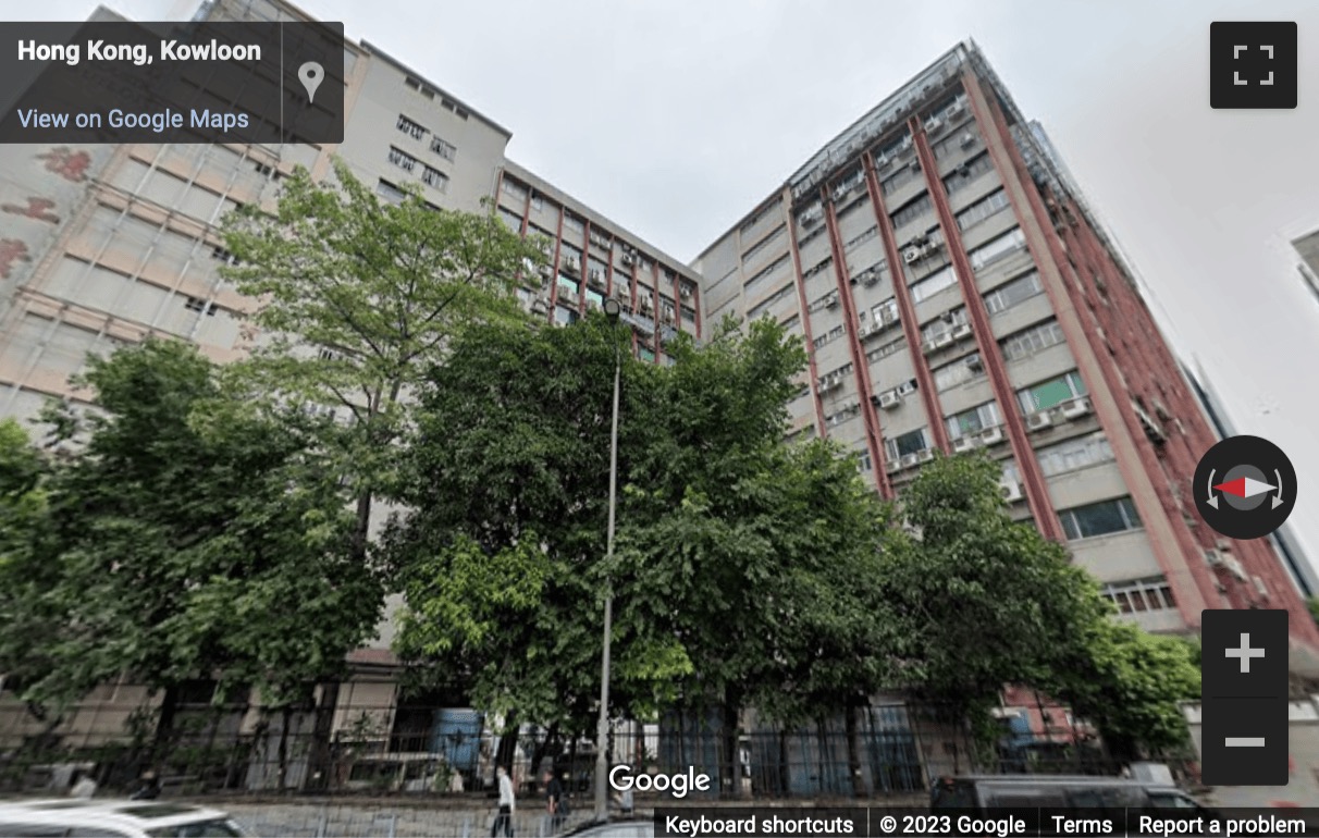 Street View image of Mai Tak Industrial Building, 221 Wai Yip Street, Kwun Tong, Kowloon, Hong Kong