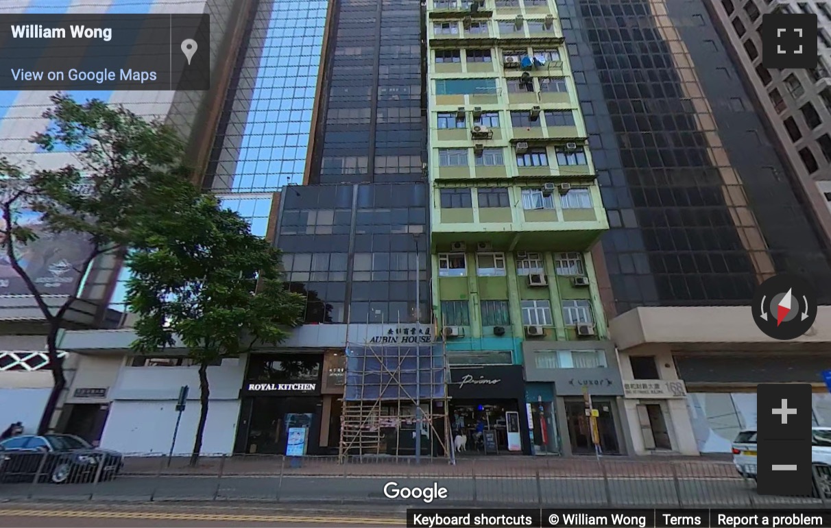 Street View image of Aubin House, 171-172 Gloucester Road, Hong Kong