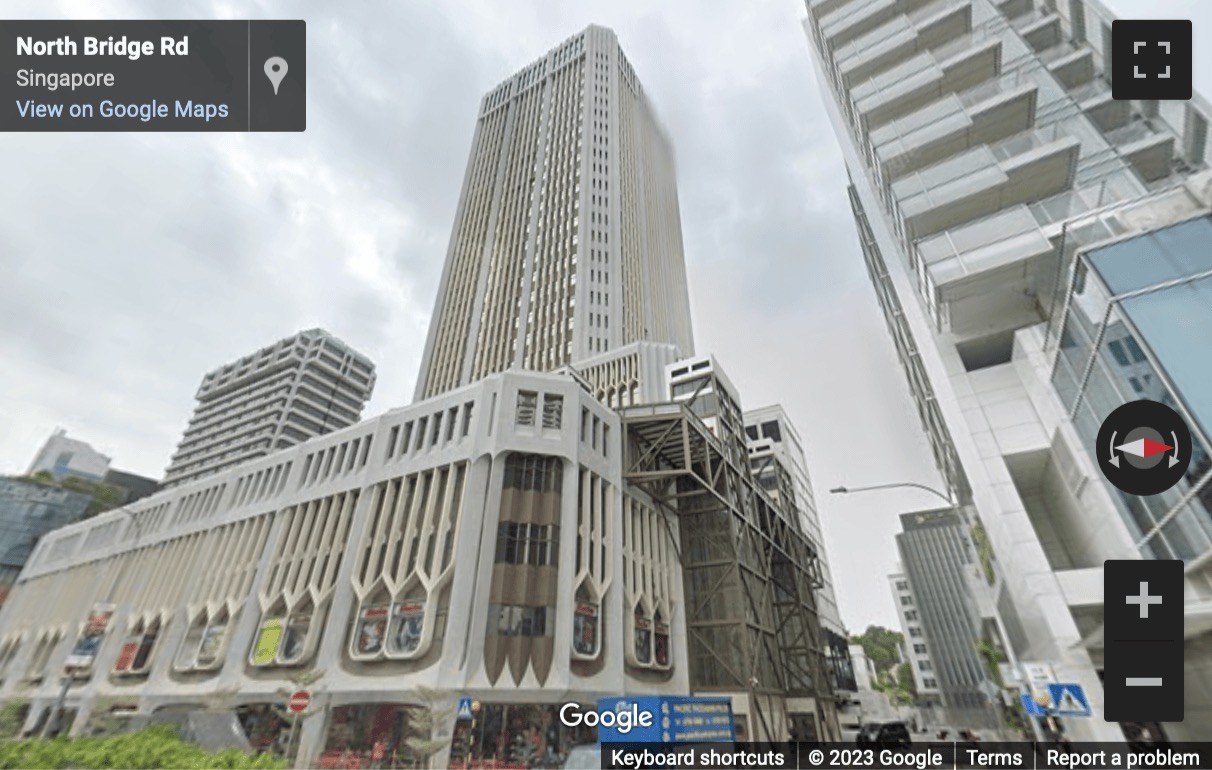 Street View image of 111 North Bridge Road, No. 21-01 Peninsula Plaza, Singapore