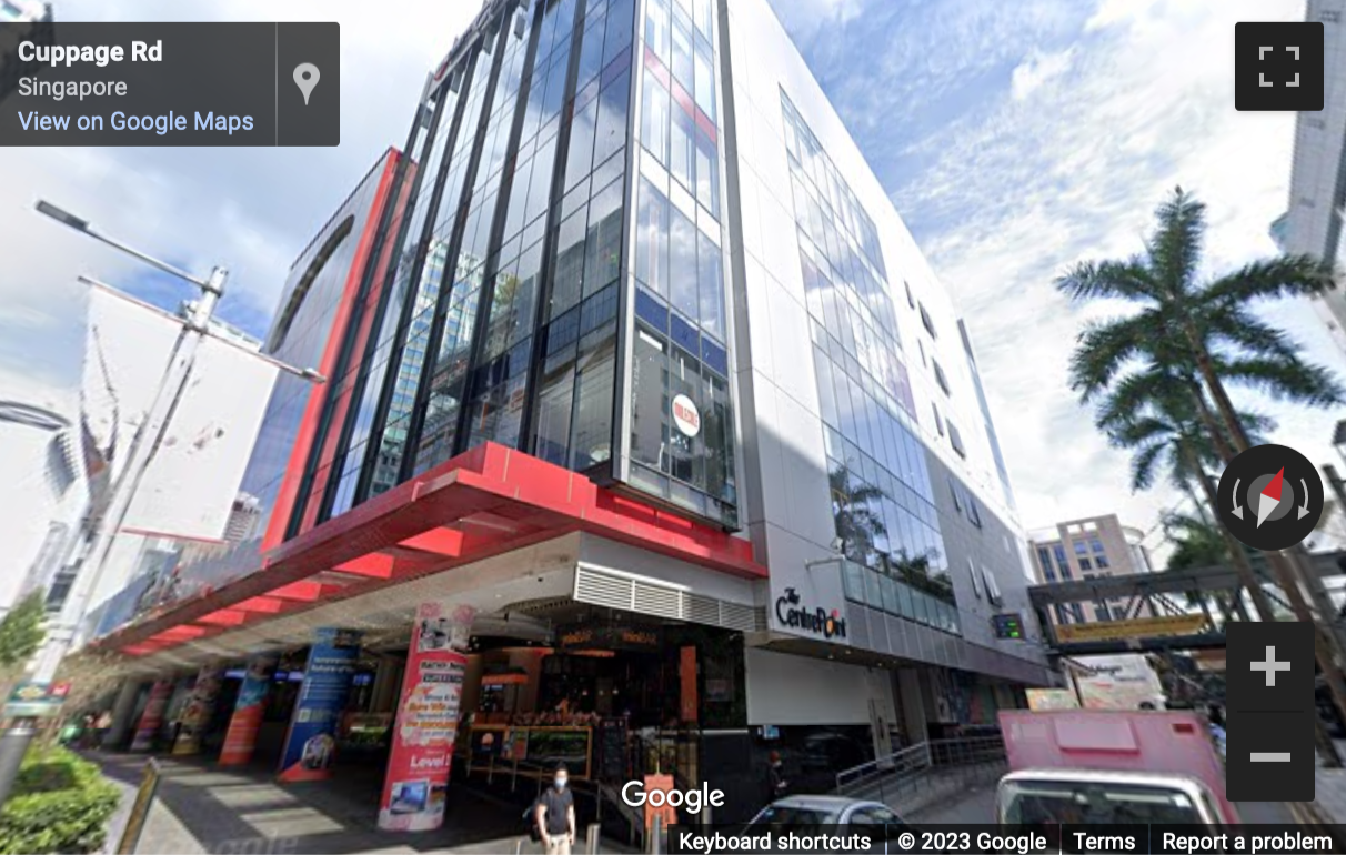Street View image of The Centrepoint, Levels 4, 6, 176 Orchard Road, Singapore