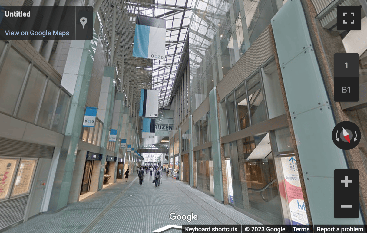 Street View image of Marunouchi Kitaguchi Building 9F, 1-6-5 Marunouchi, Tokyo