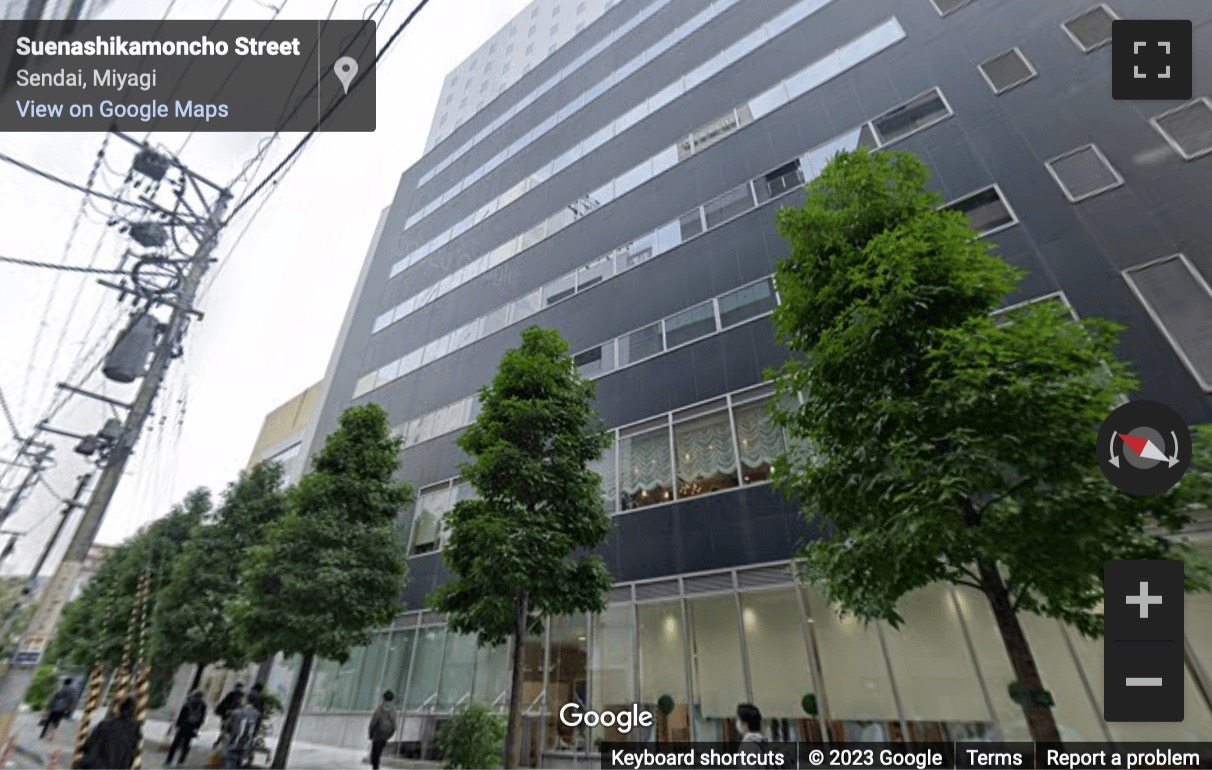 Street View image of Solala Plaza 3F, 1-2-15 Kakyoin, Aoba-ku, Sendai