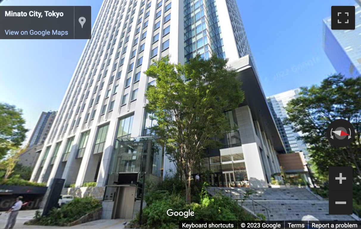 Street View image of Kamiyacho Trust Tower, 4-26-6 Toranomon, Minatoku, Tokyo