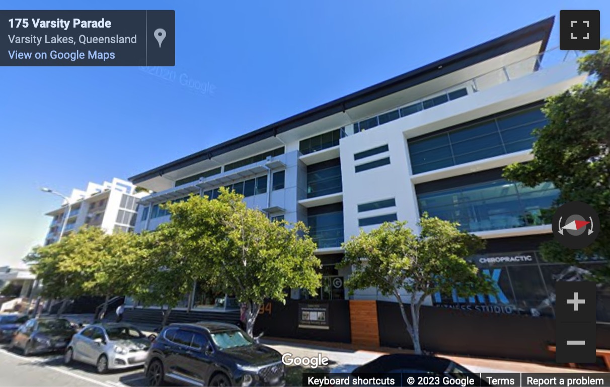 Street View image of 194 Varsity Parade, 1st Floor, Varsity Lakes, Gold Coast, Queensland