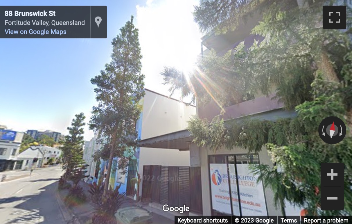 Street View image of 84A Brunswick Street, Fortitude Valley, Brisbane, Queensland