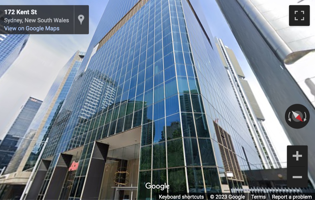 Street View image of 207 Kent Street, Barangaroo, Sydney 2000