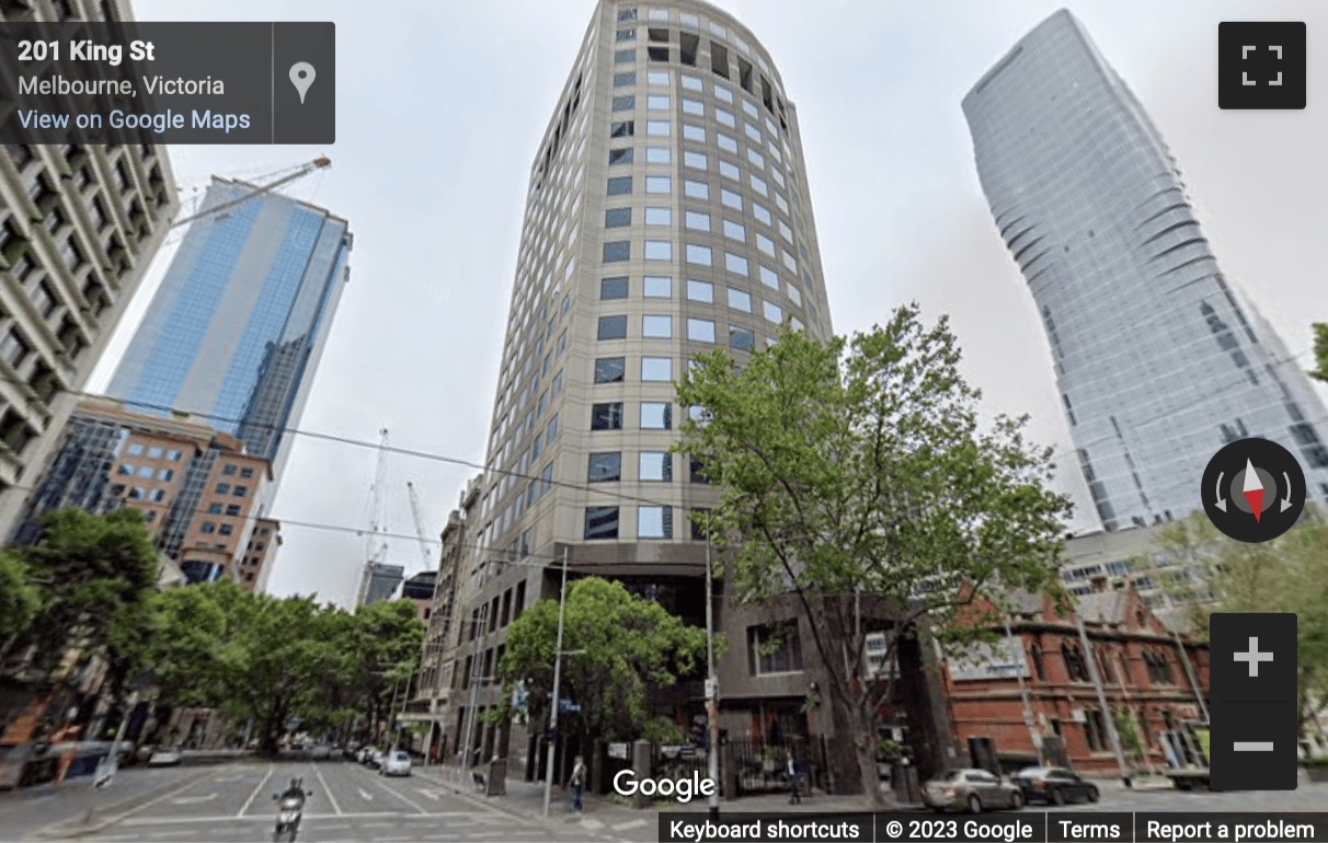 Street View image of 607 Bourke Street, Melbourne