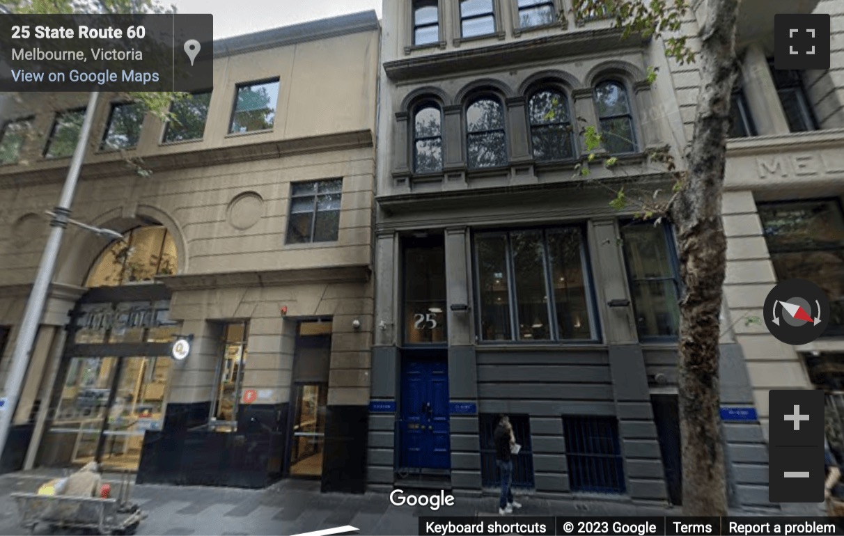 Street View image of 25 King Street, Melbourne CBD, Melbourne, Victoria