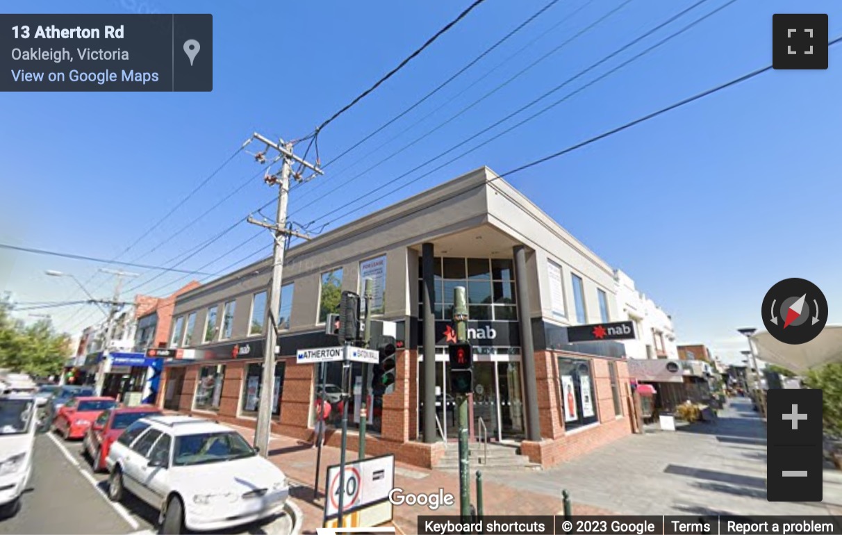 Street View image of 2 Eaton Mall, Level 1, Oakleigh, Melbourne, Victoria