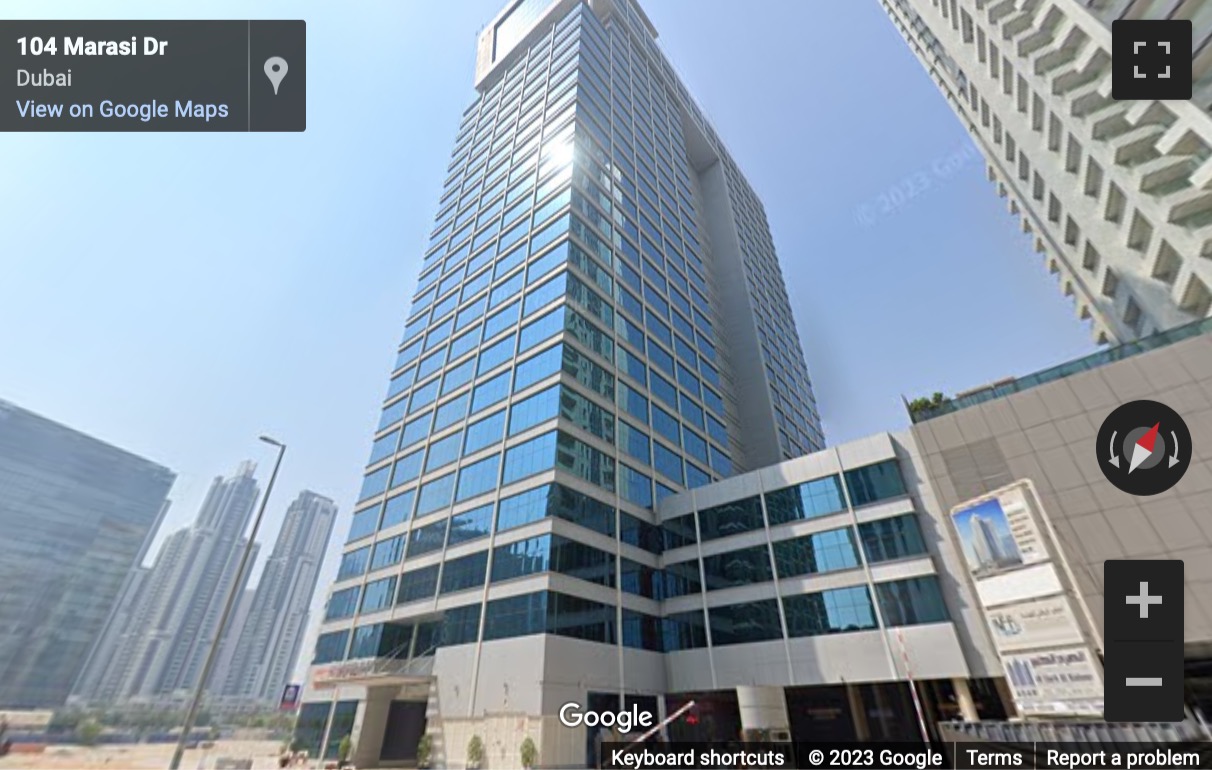 Street View image of Clover Bay Tower, Al Marasi Drive, Business Bay, Dubai